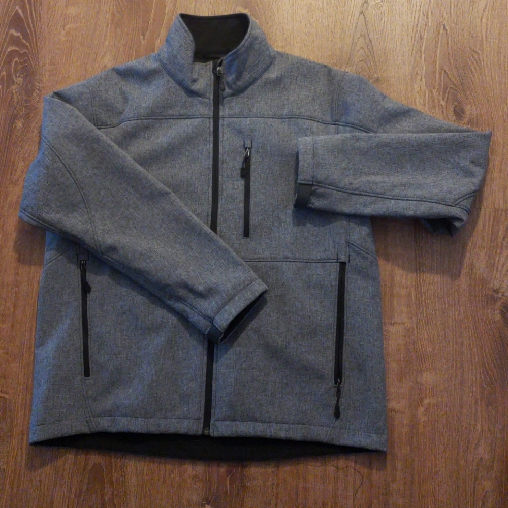 Kirkland-Signature Jacket Grey & Black.